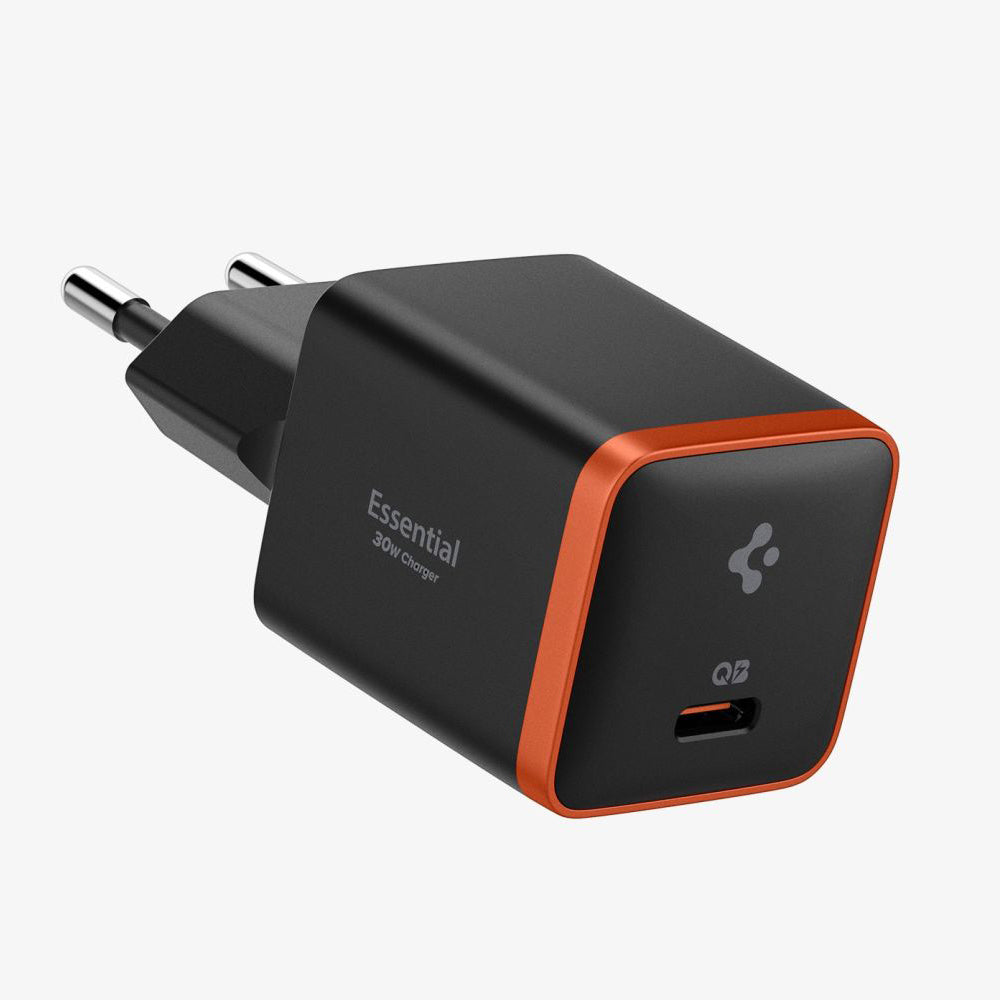Spigen EE301EU Essential netoplader, 30W, 3A, 1 x USB-C, sort ACH08448