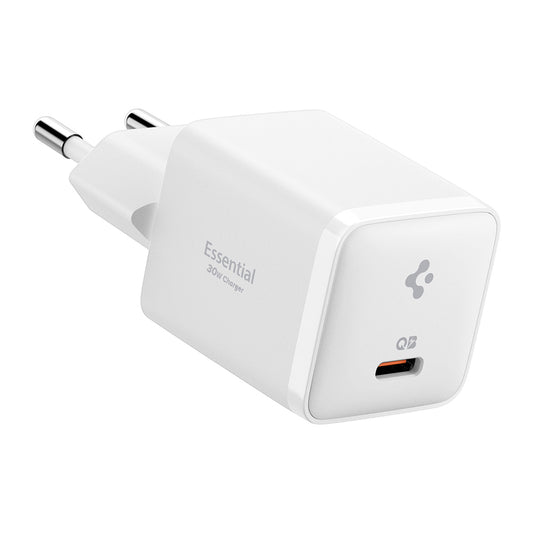 Spigen EE301EU Essential netværksoplader, 30W, 3A, 1 x USB-C, Hvid KF2363556