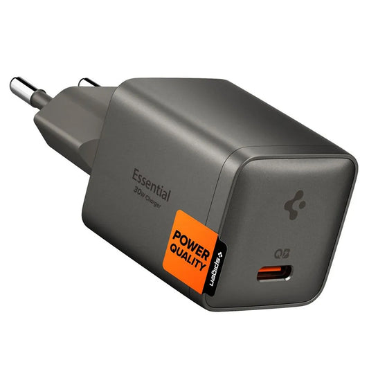 Spigen EE301EU Essential netoplader, 30W, 3A, 1 x USB-C, grå ACH10447