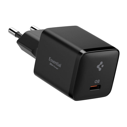 Spigen EE301EU Essential Netoplader, 30W, 3A, 1 x USB-C, Sort ACH09493