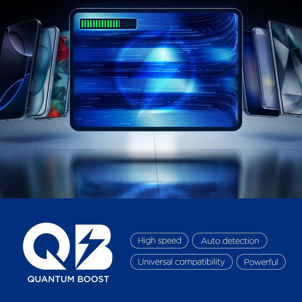 Spigen Essential netværksoplader, 35W, 3A, 1 x USB-A - 1 x USB-C, Sort