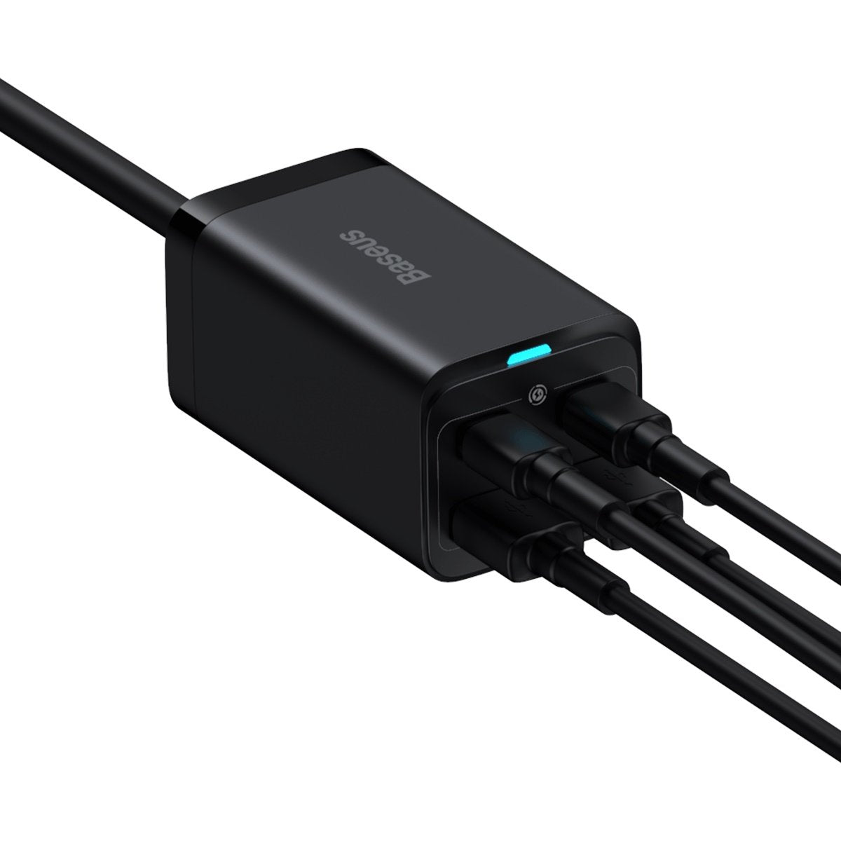 Baseus GaN3 Pro opladerstation, 100W, 5A, 2 x USB-A - 2 x USB-C, Sort CCGP000101
