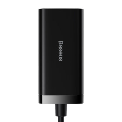 Baseus GaN3 Pro opladerstation, 100W, 5A, 2 x USB-A - 2 x USB-C, Sort CCGP000101
