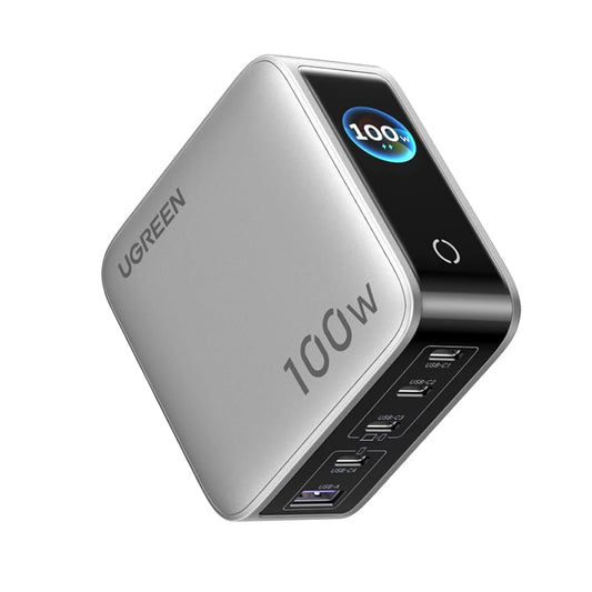 UGREEN X773 Netoplader (65620B), 100W, 1 x USB-A - 4 x USB-C, Grå