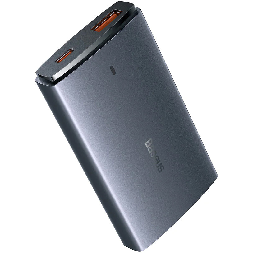 Baseus GaN5 Pro Ultra Slim, 65W, 3.25A, 1 x USB-C, 1 x USB-C, Grey CCGP150113 
