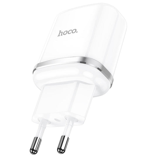 Netværksoplader HOCO N3, 18W, 3A, 1 x USB-A, Hvid