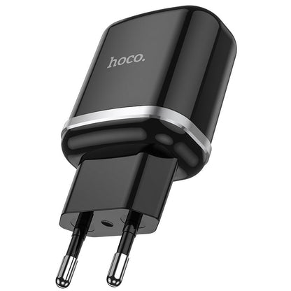 Netværksoplader HOCO N3, 18W, 3A, 1 x USB-A, Sort