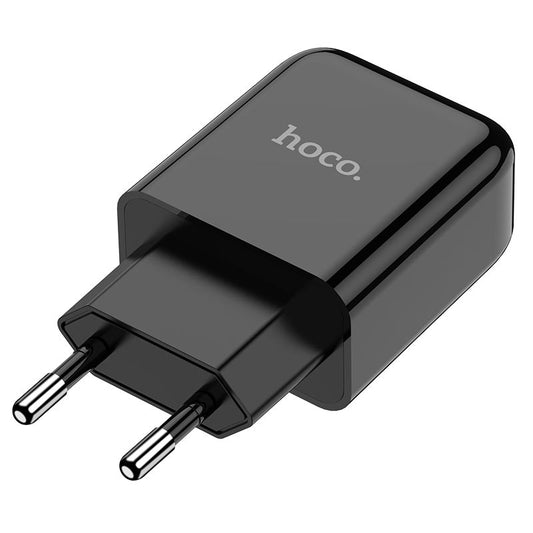 HOCO N2 Netoplader, 10W, 2A, 1 x USB-A, Sort