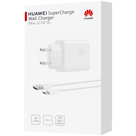 Huawei CP404B USB-C-kabel netværksoplader Huawei CP404B, 22,5W, 2,25A, 1 x USB-A, hvid 55033325