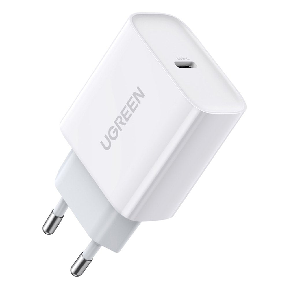 UGREEN CD137 Netværksoplader, 18W, 3A, 1 x USB-C, Hvid