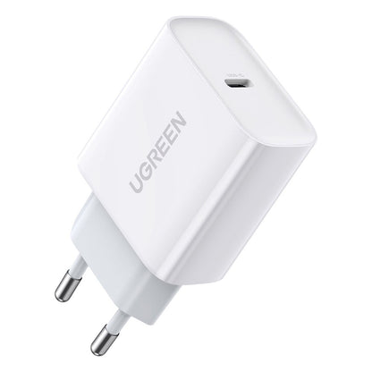 UGREEN CD137 Netværksoplader, 18W, 3A, 1 x USB-C, Hvid