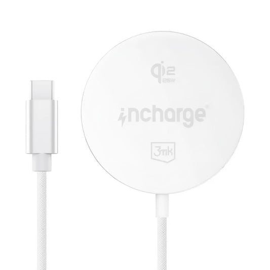 3MK Align trådløs netoplader, 25W, hvid