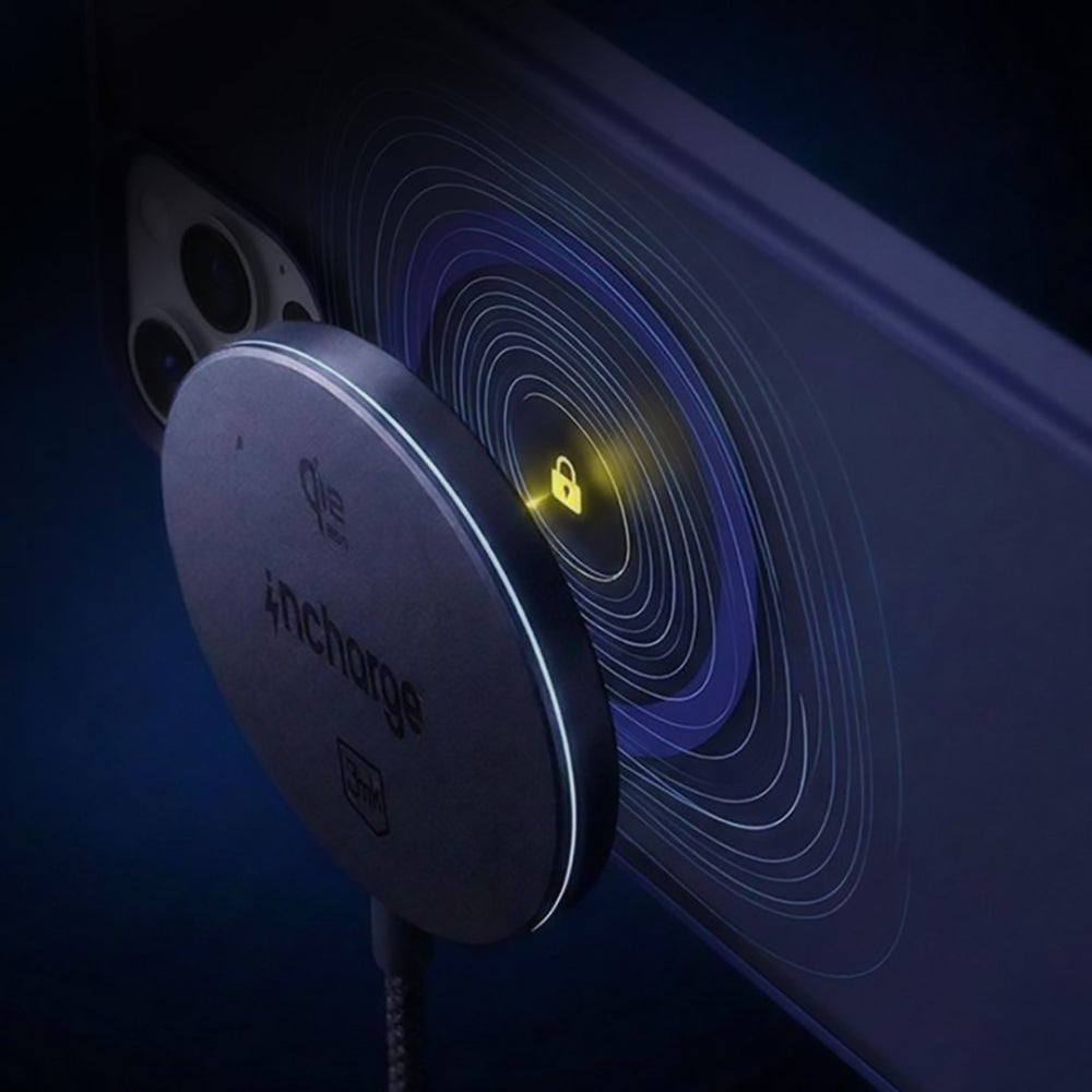 Trådløs netoplader 3MK Align, 25W, Sort
