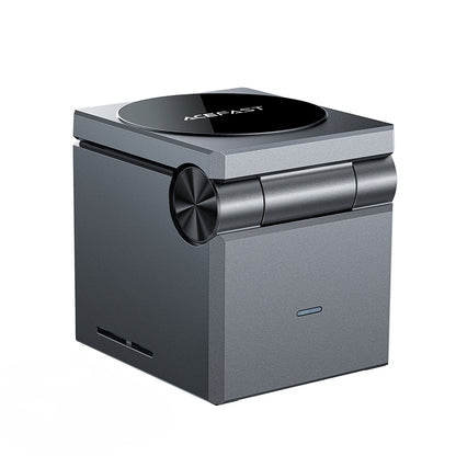 Trådløs Netværksoplader Acefast E18 Rubik's Cube 3in1, 23W, 1.67A, Grå