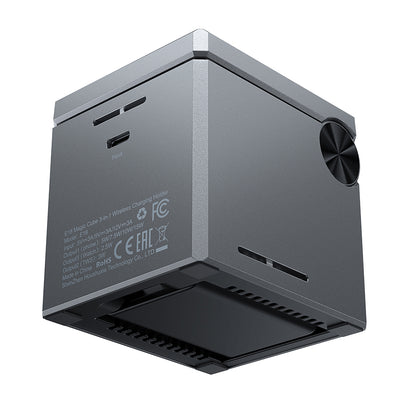 Trådløs Netværksoplader Acefast E18 Rubik's Cube 3in1, 23W, 1.67A, Grå