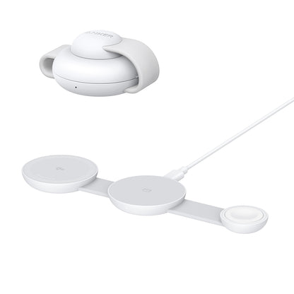 Anker MagGo 3i1 trådløs netoplader, 15W, 1,67A, hvid B25M8H21