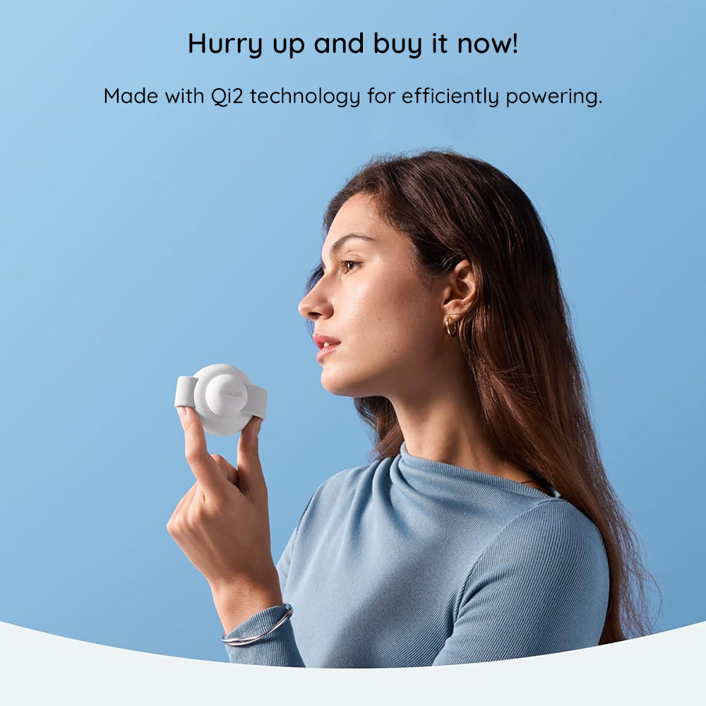 Anker MagGo 3i1 trådløs netoplader, 15W, 1,67A, hvid B25M8H21