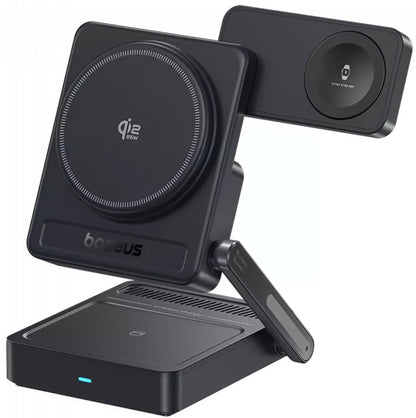Baseus PicoGo AF21 3-i-1 trådløs netoplader, 35W, sort E0205402