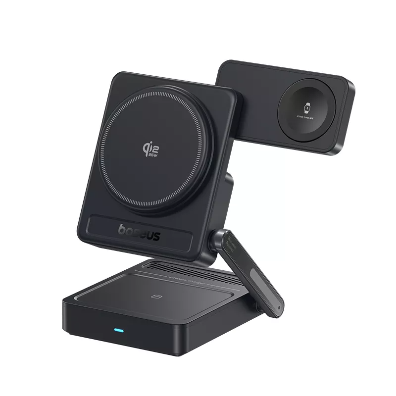 Baseus PicoGo AF21 3-i-1 trådløs netoplader, 35W, sort E0205401