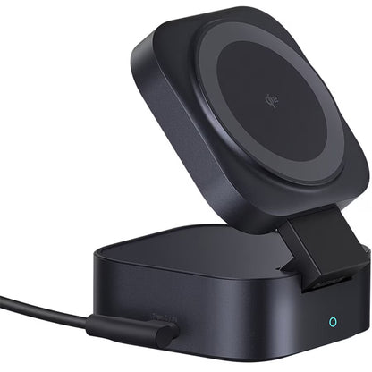 Baseus PicoGo 2in1 trådløs netværksoplader, 67W, 3A, 1 x USB-C, Sort P10276800123-00