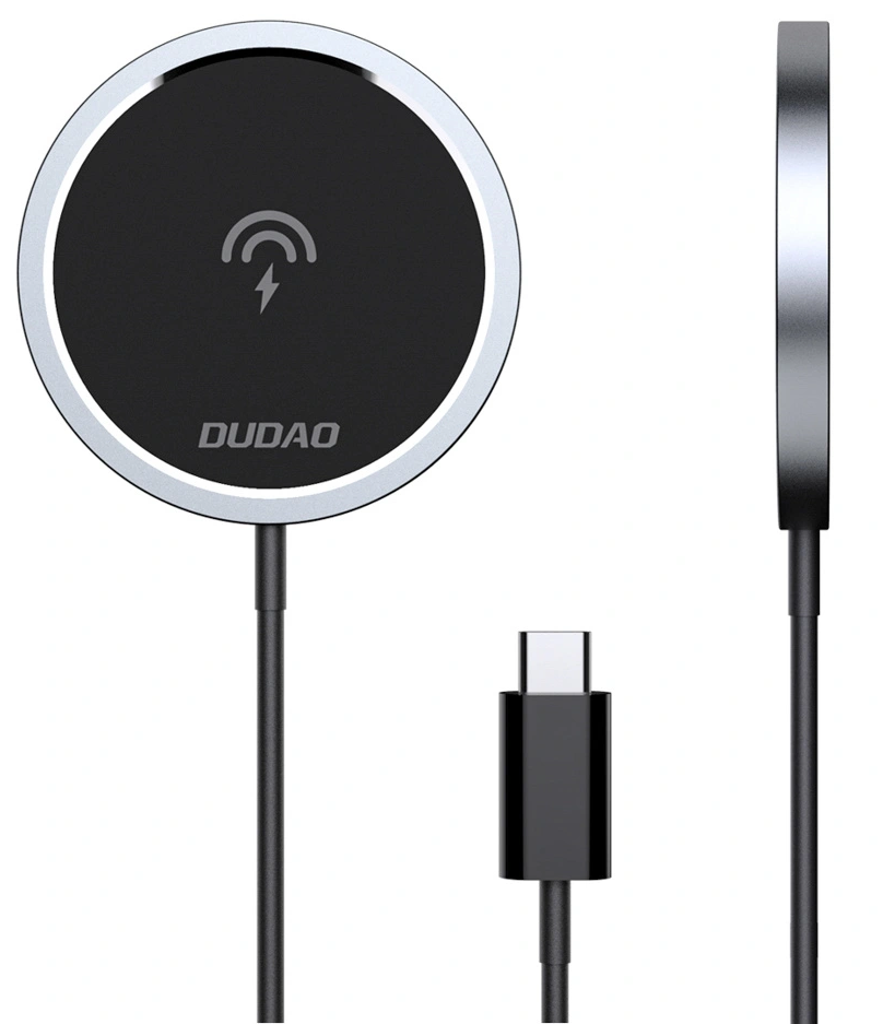 Dudao A12XS trådløs netværksoplader, 15 W, 1,67 A, sort