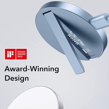 Trådløs netværksoplader ESR HaloLock, 15W, 1.67A, Blå