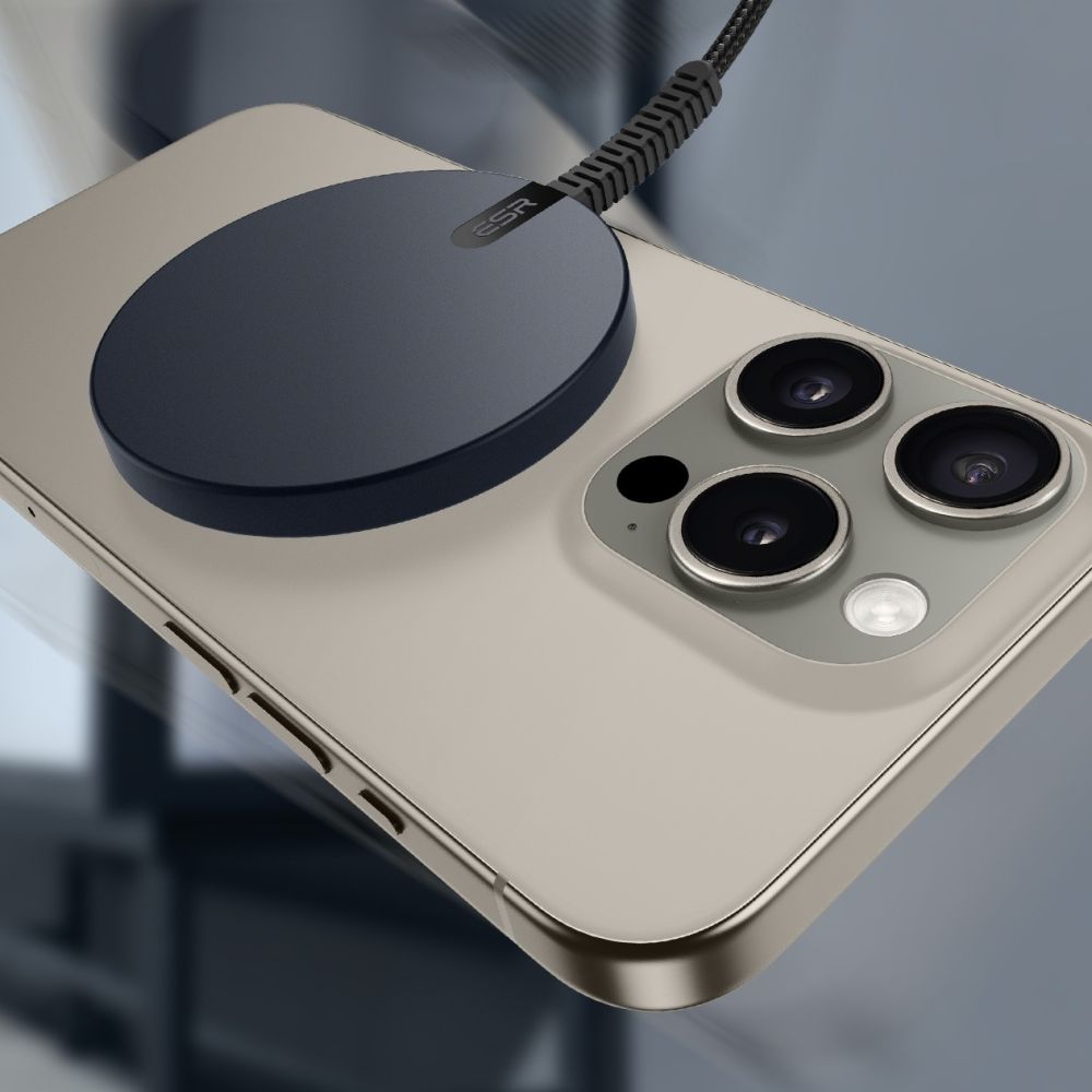 Trådløs netværksoplader ESR HaloLock, 15W, 1.67A, Sort