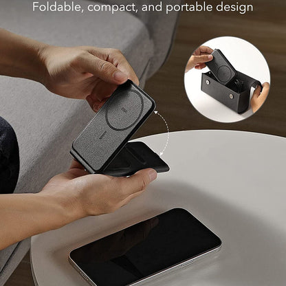 Trådløs netværksoplader ESR Travel 3in1, 15W, 1.67A, Sort