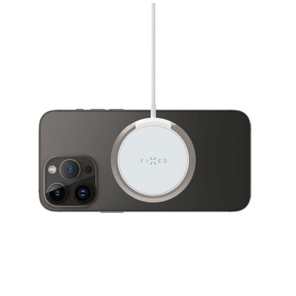 Trådløs Netværksoplader Fixed Ring, 15W, 1.67A, Hvid