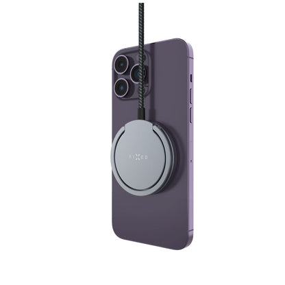 Trådløs Netværksoplader Fixed Ring, 15W, 1.67A, Grå