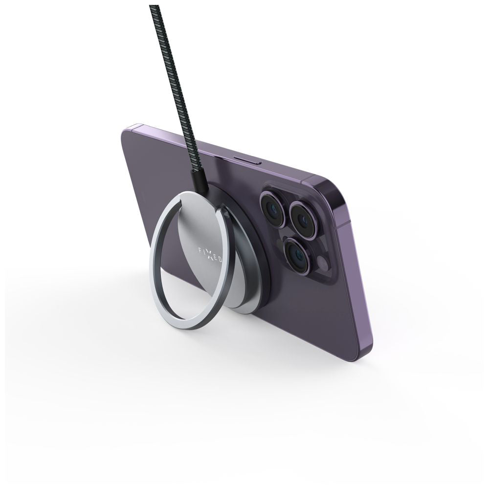 Trådløs Netværksoplader Fixed Ring, 15W, 1.67A, Grå