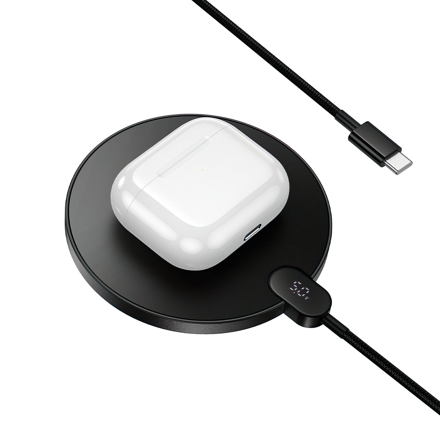 Trådløs Netværksoplader HOCO CW62, 15W, 1.67A, Sort