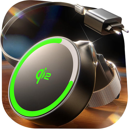 Lisen W103 3in1 Trådløs Netværksoplader, 7.5W, 1.1A, Sort YL0324090008