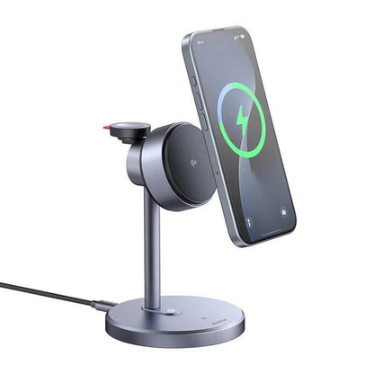 Trådløs Netoplader McDodo CH-2460 Swan 3i1, 22,5W, 1,67A, Grå
