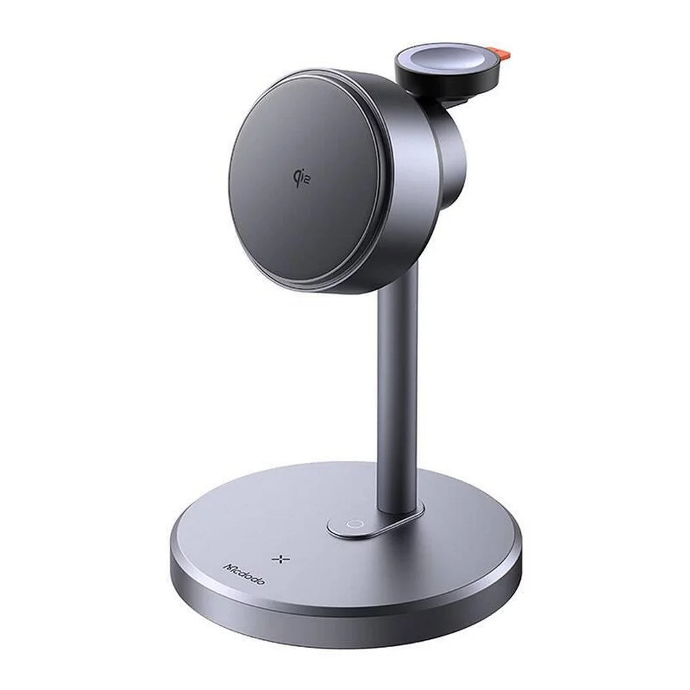 Trådløs Netoplader McDodo CH-2460 Swan 3i1, 22,5W, 1,67A, Grå