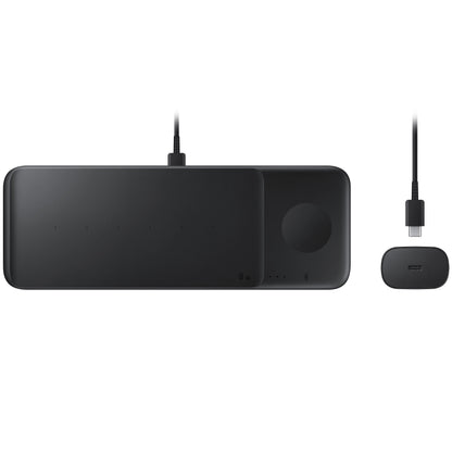 Samsung Trio trådløs netoplader, 9W, 1A, sort, genforseglet EP-P6300TBEGEU
