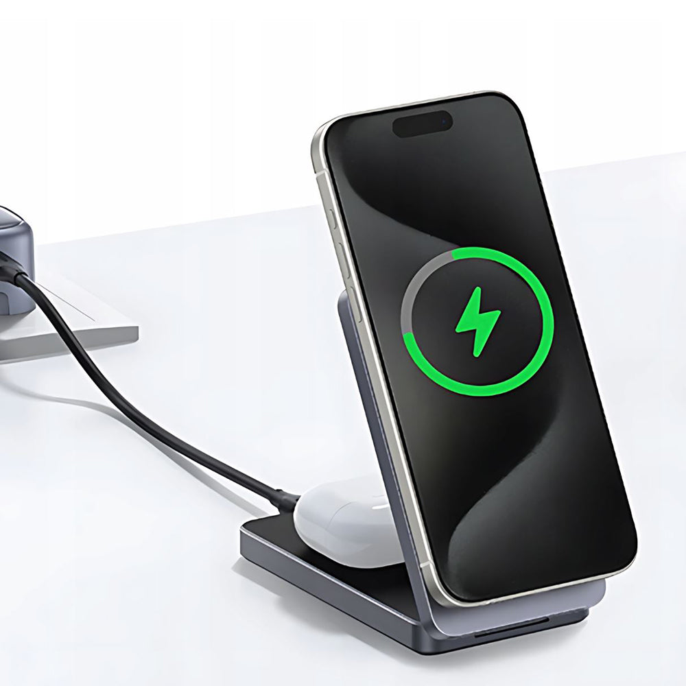 UGREEN W528 2in1 Trådløs Netværksoplader, 20W, 1.67A, Hvid