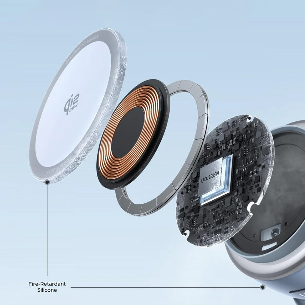 UGREEN W713 2in1 25W Wireless Network Charger, Blue