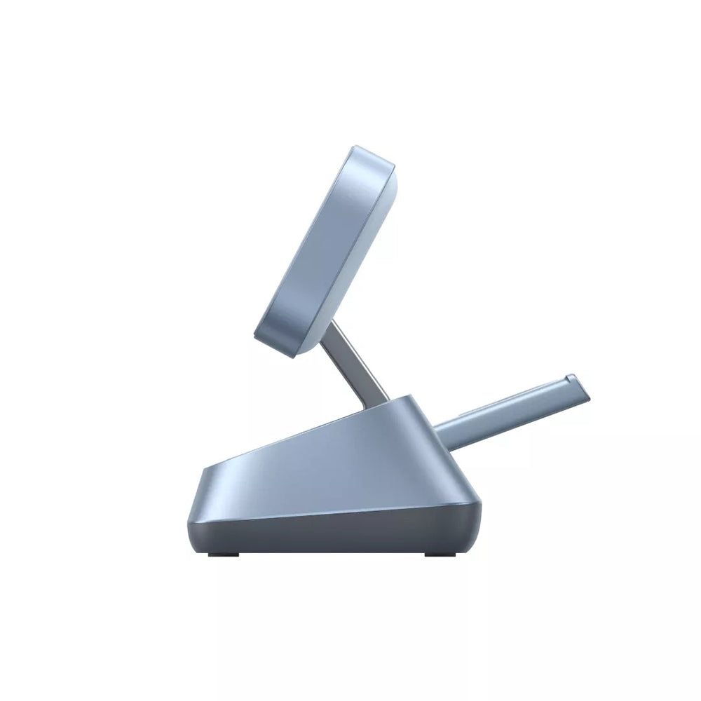 UGREEN W711 3in1 Trådløs Netværksoplader, 25W, 1.67A, Blå