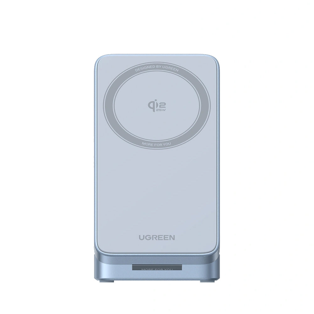 Trådløs netoplader UGREEN W757 (65901) 3i1, 25W, Blå