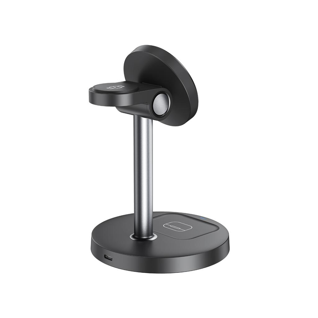 Trådløs Netværksoplader XO Design CX038 3in1, 15W, 1.67A, Sort