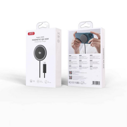 Trådløs netoplader XO Design JH025, 25W, 1.67A, Sort