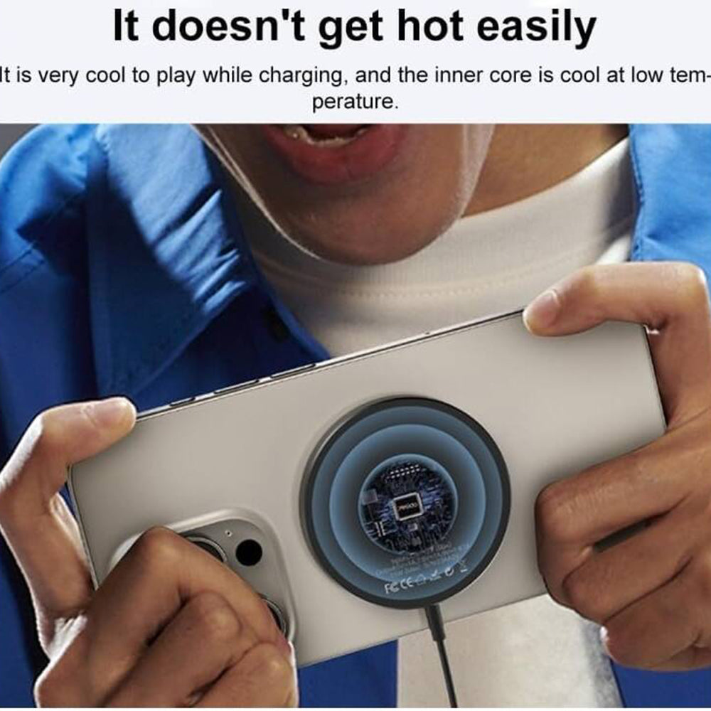 Trådløs Netværksoplader Yesido DS21, 15W, 1.67A, Sort