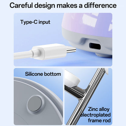 Trådløs netværksoplader Yesido DS31 3-i-1, 15W, 1.67A, Hvid