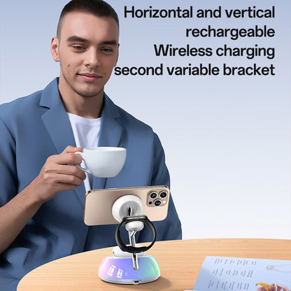 Trådløs netværksoplader Yesido DS31 3-i-1, 15W, 1.67A, Hvid