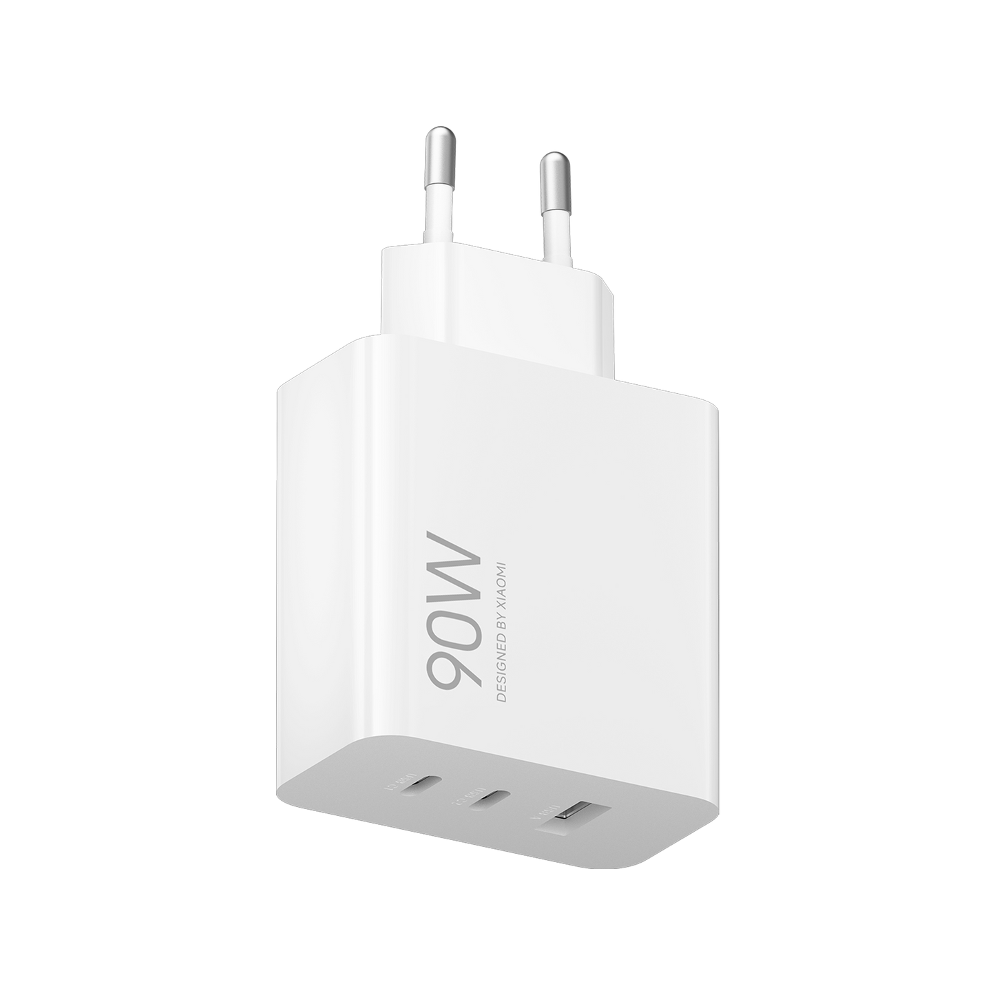 Xiaomi netværksoplader, 90W, 6.1A, 1 x USB-A - 2 x USB-C, Hvid BHR087MEU