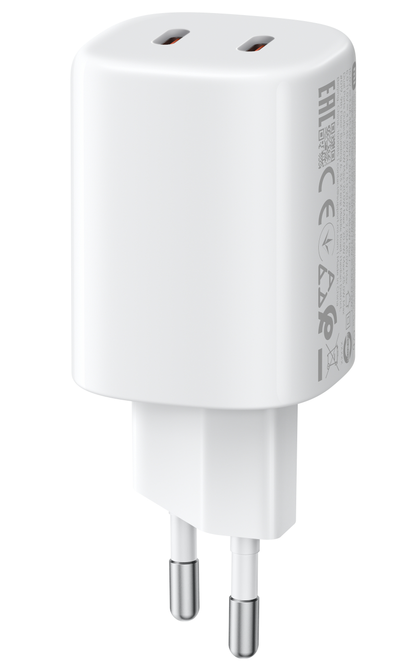 Xiaomi Nano Turbo Netoplader, 45W, 3A, 2 x USB-C, Hvid BHR087OEU