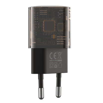 Netværksoplader XO Design CE05, 30W, 3A, 1 x USB-A - 1 x USB-C, Brun