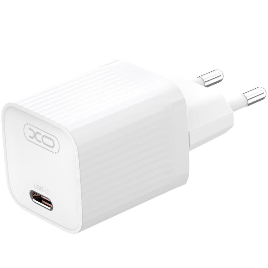 Netværksoplader XO Design L148, 30W, 3A, 1 x USB-C, Hvid