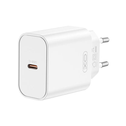 Netværksoplader XO Design CE32, 20W, 3A, 1 x USB-C, Hvid